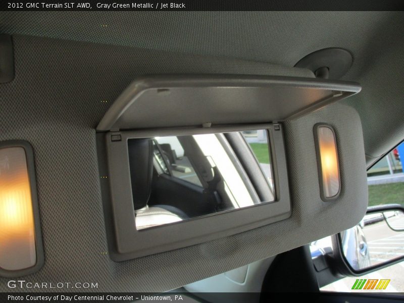 Gray Green Metallic / Jet Black 2012 GMC Terrain SLT AWD
