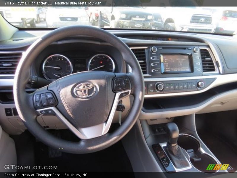 Nautical Blue Metallic / Ash 2016 Toyota Highlander LE