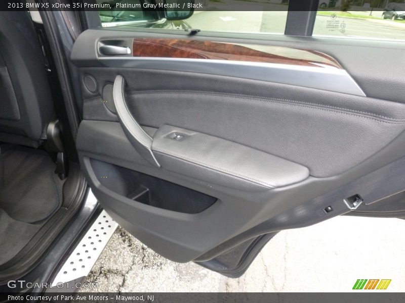 Platinum Gray Metallic / Black 2013 BMW X5 xDrive 35i Premium