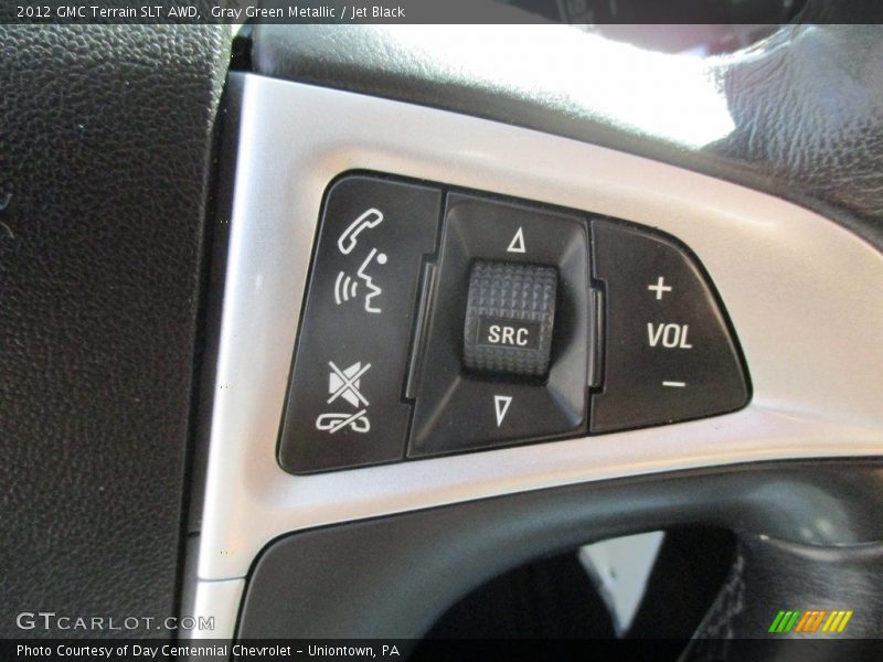 Gray Green Metallic / Jet Black 2012 GMC Terrain SLT AWD