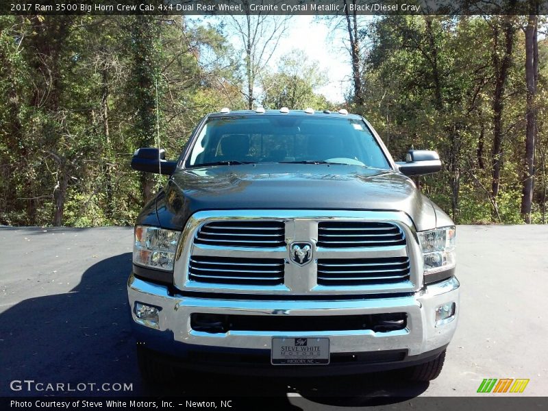 Granite Crystal Metallic / Black/Diesel Gray 2017 Ram 3500 Big Horn Crew Cab 4x4 Dual Rear Wheel