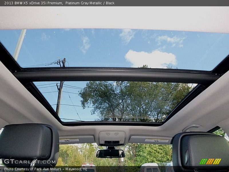 Platinum Gray Metallic / Black 2013 BMW X5 xDrive 35i Premium