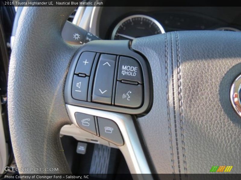 Nautical Blue Metallic / Ash 2016 Toyota Highlander LE