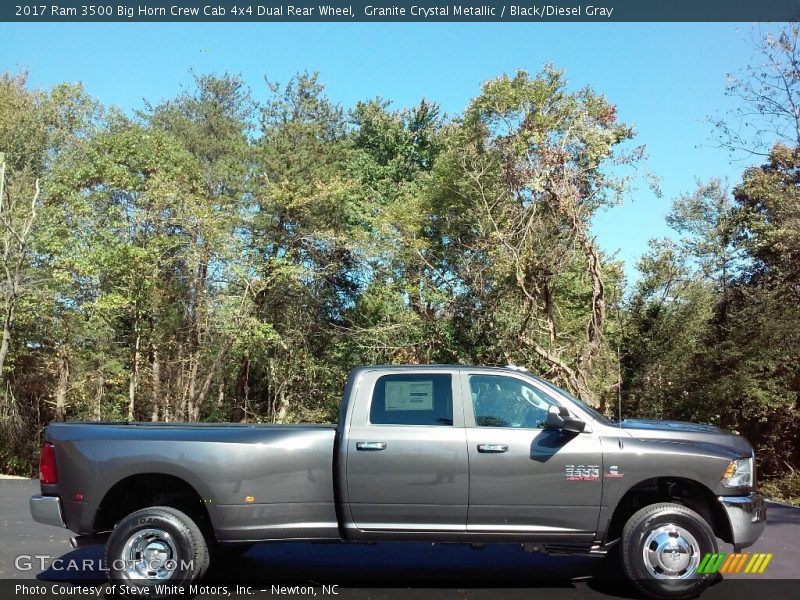 Granite Crystal Metallic / Black/Diesel Gray 2017 Ram 3500 Big Horn Crew Cab 4x4 Dual Rear Wheel