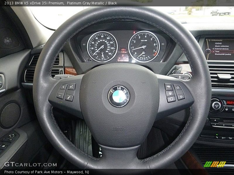 Platinum Gray Metallic / Black 2013 BMW X5 xDrive 35i Premium