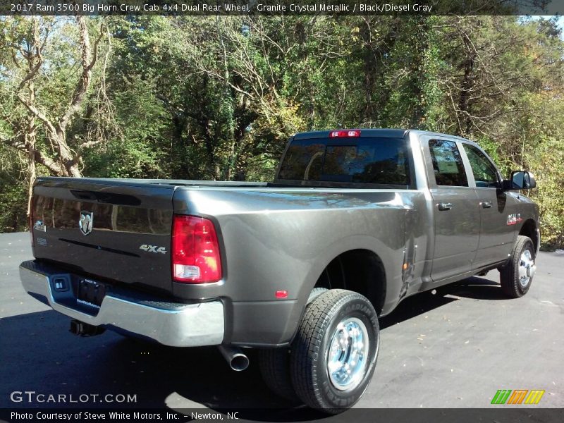 Granite Crystal Metallic / Black/Diesel Gray 2017 Ram 3500 Big Horn Crew Cab 4x4 Dual Rear Wheel