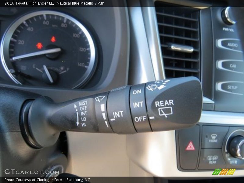 Nautical Blue Metallic / Ash 2016 Toyota Highlander LE