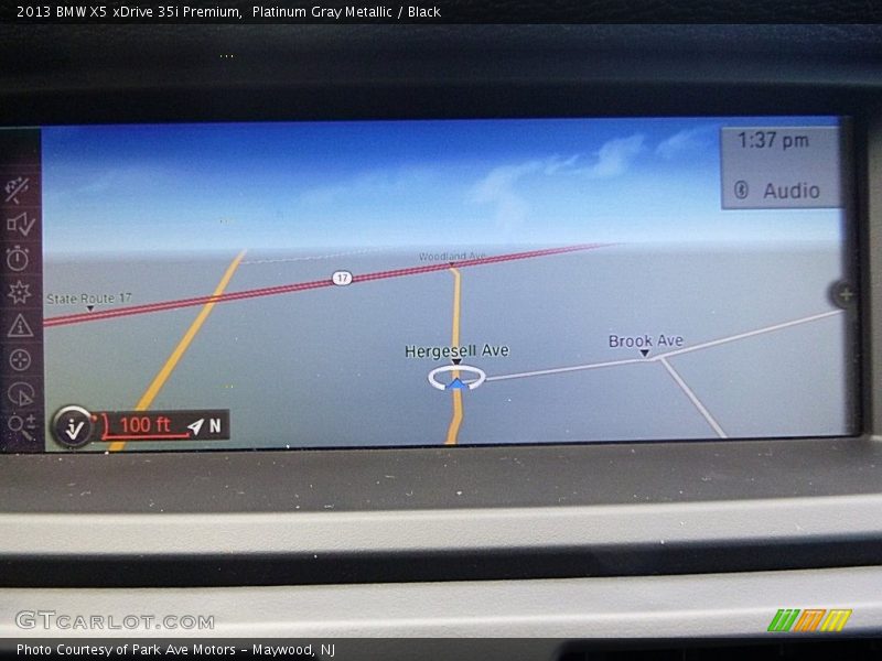 Platinum Gray Metallic / Black 2013 BMW X5 xDrive 35i Premium