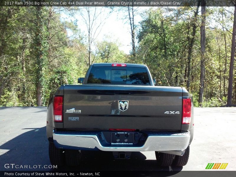 Granite Crystal Metallic / Black/Diesel Gray 2017 Ram 3500 Big Horn Crew Cab 4x4 Dual Rear Wheel