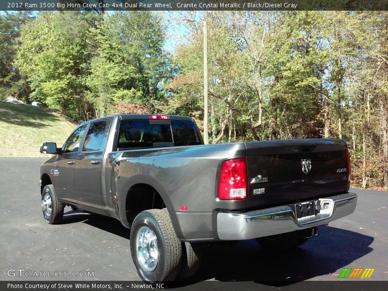 Granite Crystal Metallic / Black/Diesel Gray 2017 Ram 3500 Big Horn Crew Cab 4x4 Dual Rear Wheel