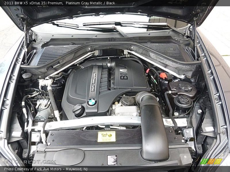 Platinum Gray Metallic / Black 2013 BMW X5 xDrive 35i Premium