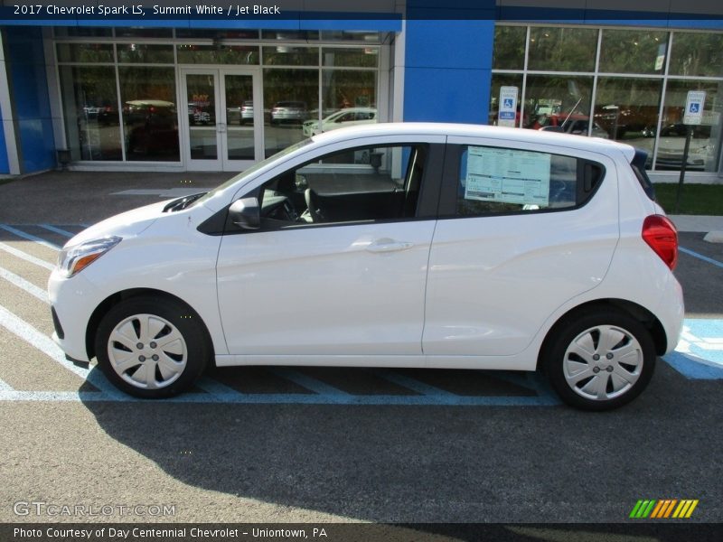 Summit White / Jet Black 2017 Chevrolet Spark LS
