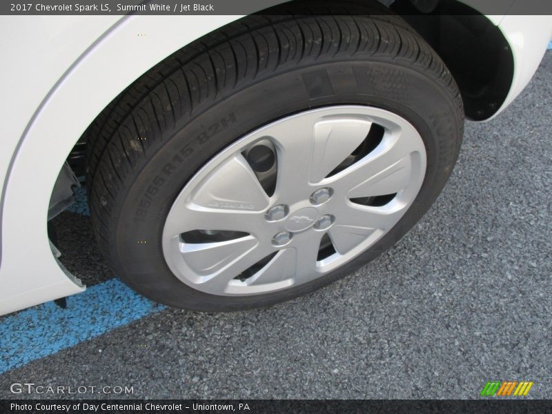 Summit White / Jet Black 2017 Chevrolet Spark LS