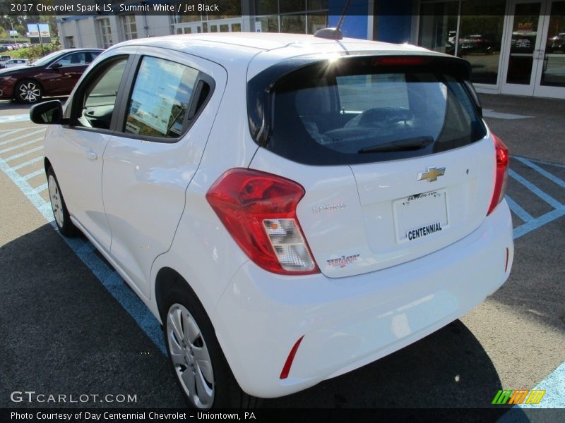 Summit White / Jet Black 2017 Chevrolet Spark LS