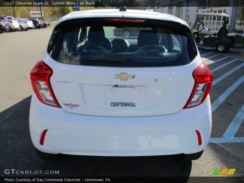 Summit White / Jet Black 2017 Chevrolet Spark LS