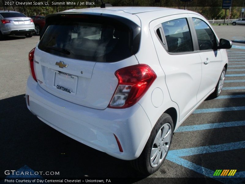 Summit White / Jet Black 2017 Chevrolet Spark LS