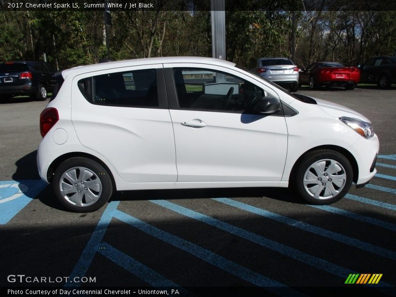 Summit White / Jet Black 2017 Chevrolet Spark LS