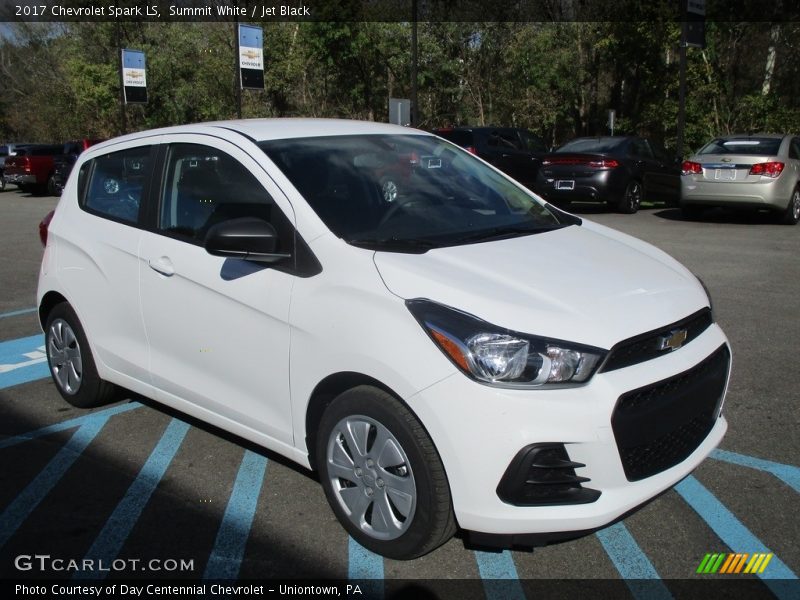 Summit White / Jet Black 2017 Chevrolet Spark LS