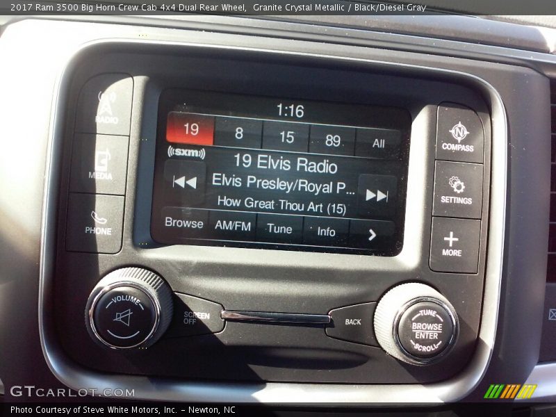 Granite Crystal Metallic / Black/Diesel Gray 2017 Ram 3500 Big Horn Crew Cab 4x4 Dual Rear Wheel