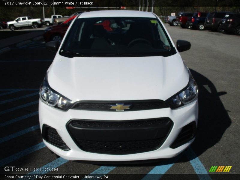 Summit White / Jet Black 2017 Chevrolet Spark LS