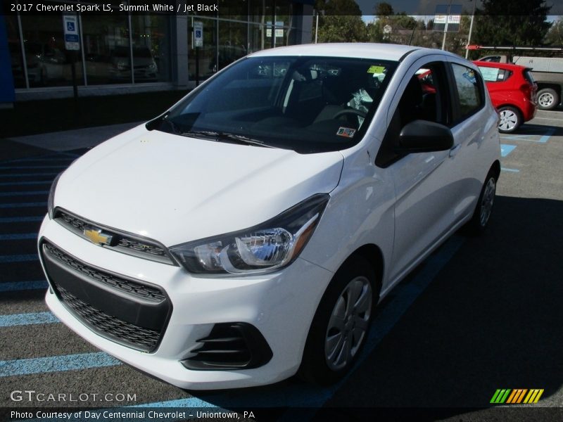Summit White / Jet Black 2017 Chevrolet Spark LS