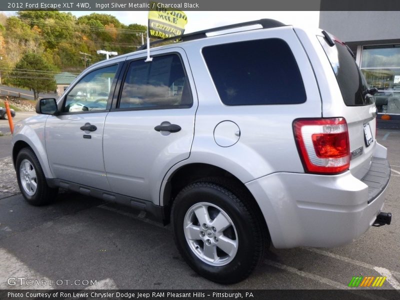 Ingot Silver Metallic / Charcoal Black 2012 Ford Escape XLT 4WD