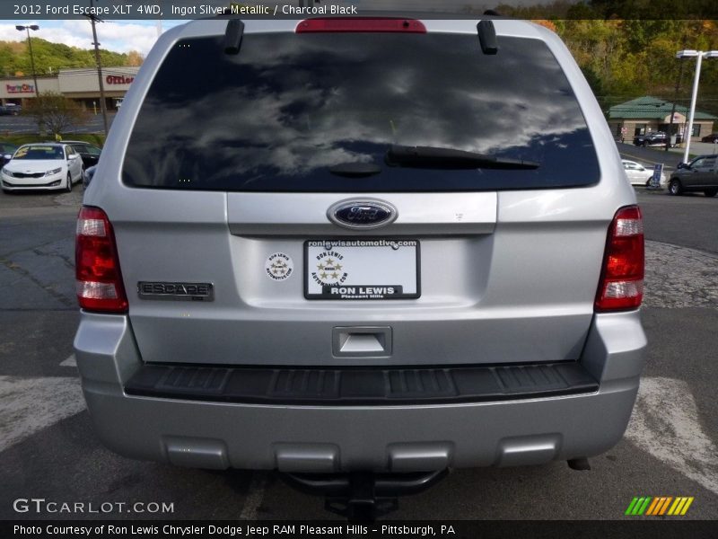 Ingot Silver Metallic / Charcoal Black 2012 Ford Escape XLT 4WD