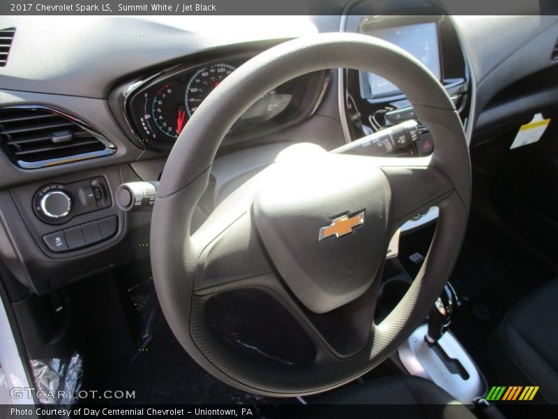 Summit White / Jet Black 2017 Chevrolet Spark LS