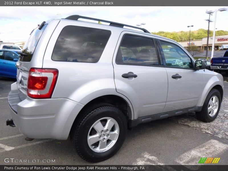 Ingot Silver Metallic / Charcoal Black 2012 Ford Escape XLT 4WD
