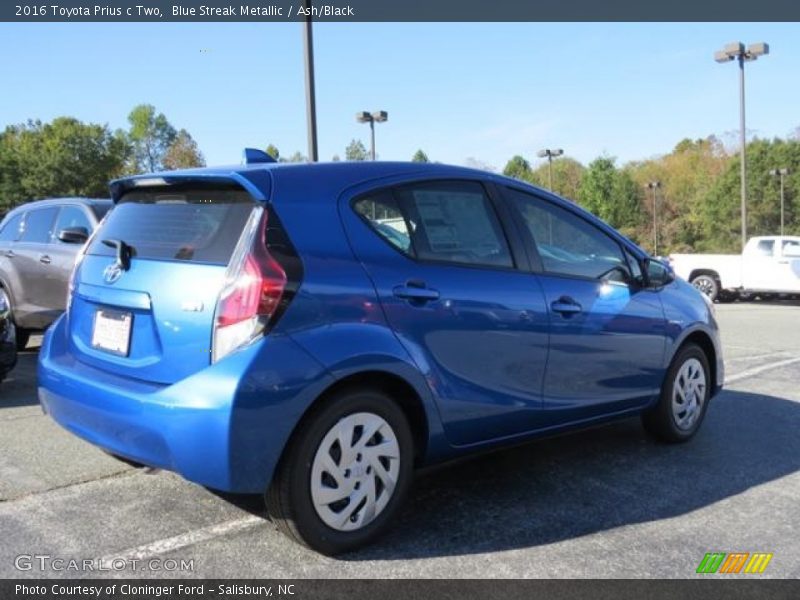 Blue Streak Metallic / Ash/Black 2016 Toyota Prius c Two