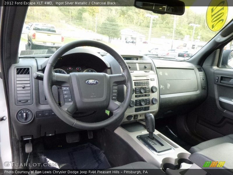 Ingot Silver Metallic / Charcoal Black 2012 Ford Escape XLT 4WD