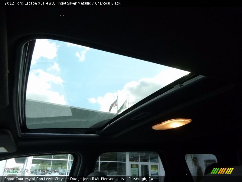Ingot Silver Metallic / Charcoal Black 2012 Ford Escape XLT 4WD