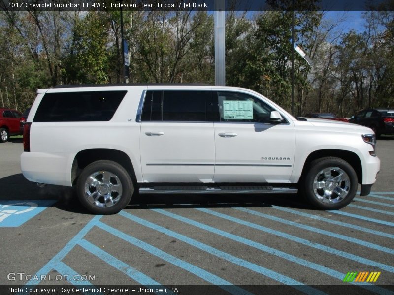 Iridescent Pearl Tricoat / Jet Black 2017 Chevrolet Suburban LT 4WD