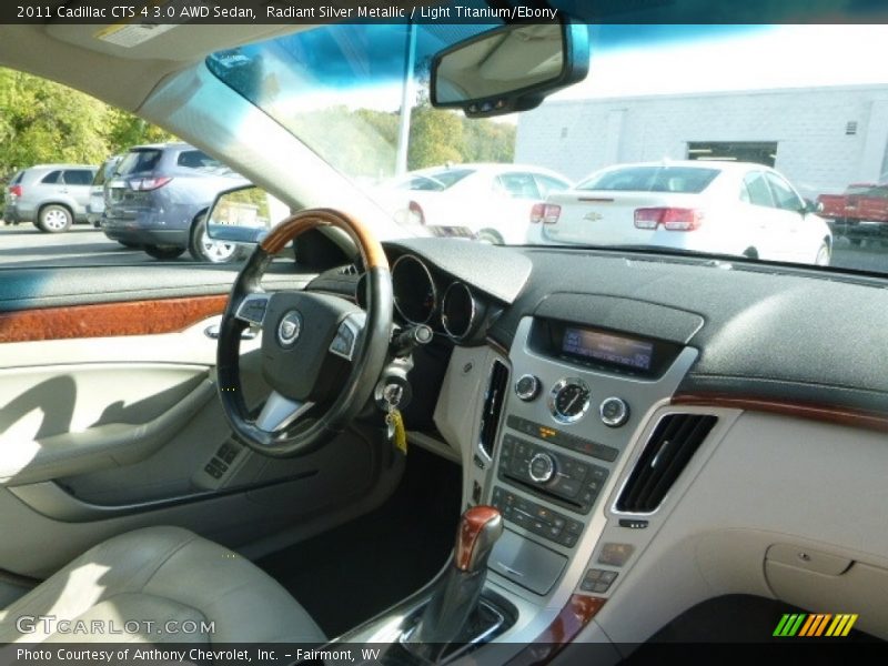 Radiant Silver Metallic / Light Titanium/Ebony 2011 Cadillac CTS 4 3.0 AWD Sedan
