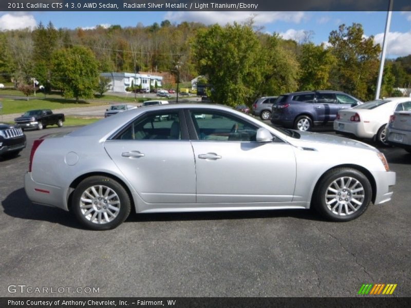 Radiant Silver Metallic / Light Titanium/Ebony 2011 Cadillac CTS 4 3.0 AWD Sedan