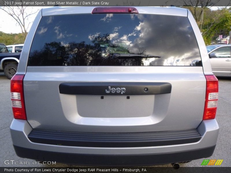 Billet Silver Metallic / Dark Slate Gray 2017 Jeep Patriot Sport