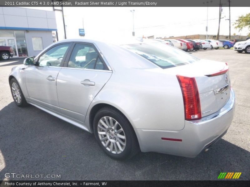 Radiant Silver Metallic / Light Titanium/Ebony 2011 Cadillac CTS 4 3.0 AWD Sedan