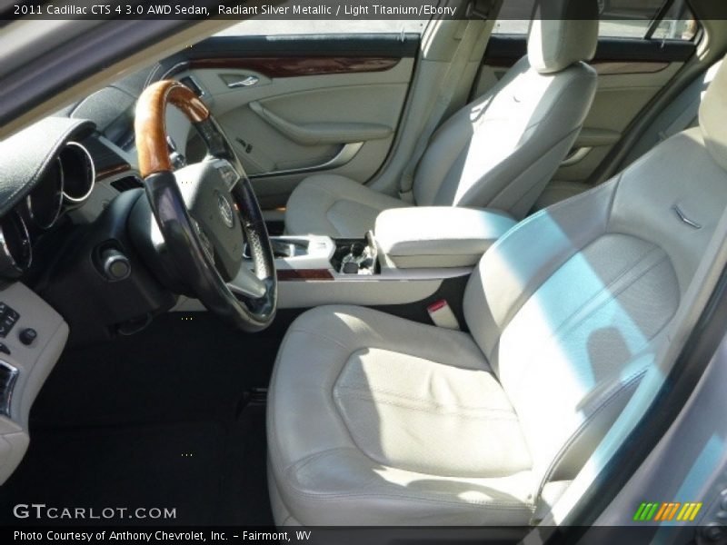 Radiant Silver Metallic / Light Titanium/Ebony 2011 Cadillac CTS 4 3.0 AWD Sedan