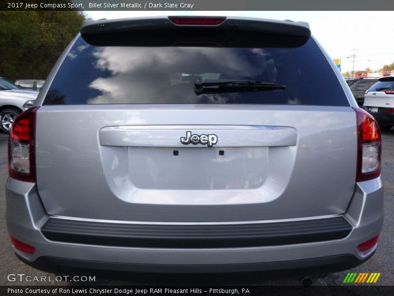 Billet Silver Metallic / Dark Slate Gray 2017 Jeep Compass Sport