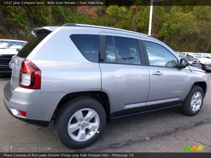 Billet Silver Metallic / Dark Slate Gray 2017 Jeep Compass Sport