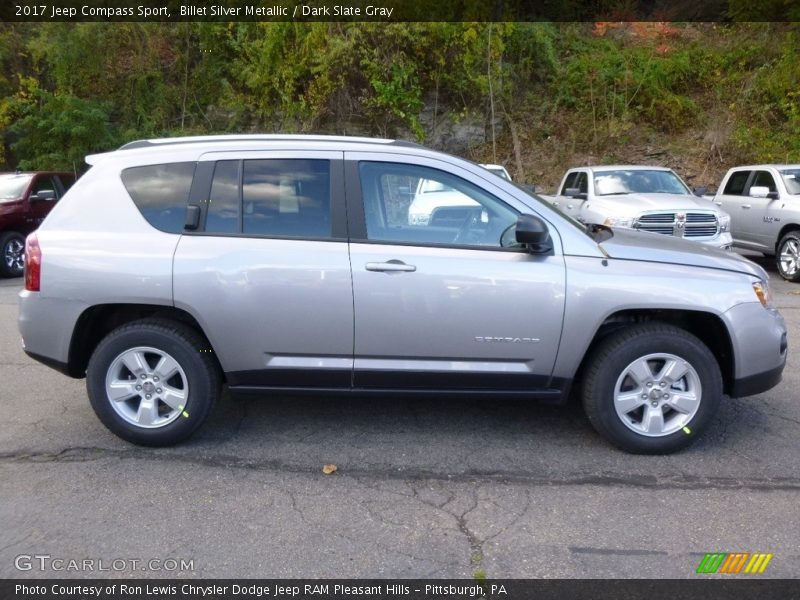 Billet Silver Metallic / Dark Slate Gray 2017 Jeep Compass Sport
