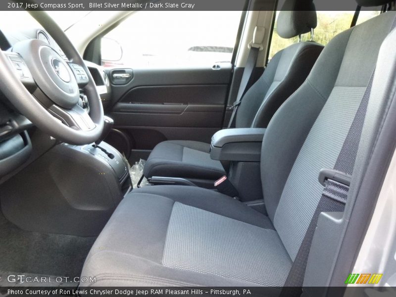 Billet Silver Metallic / Dark Slate Gray 2017 Jeep Compass Sport