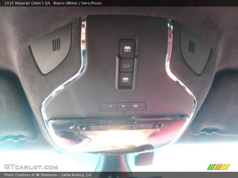 Bianco (White) / Nero/Rosso 2015 Maserati Ghibli S Q4