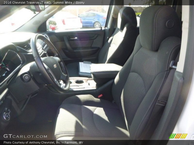 Summit White / Ebony 2016 Chevrolet Traverse LT AWD