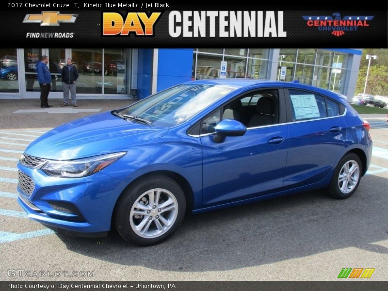 Kinetic Blue Metallic / Jet Black 2017 Chevrolet Cruze LT