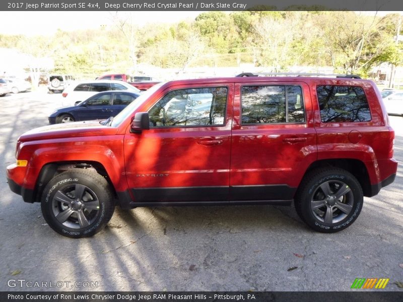 Deep Cherry Red Crystal Pearl / Dark Slate Gray 2017 Jeep Patriot Sport SE 4x4