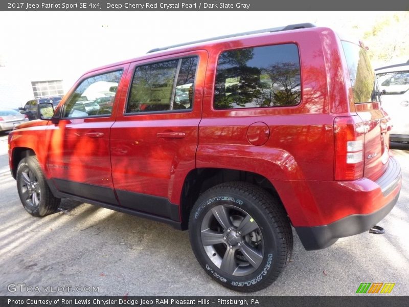 Deep Cherry Red Crystal Pearl / Dark Slate Gray 2017 Jeep Patriot Sport SE 4x4