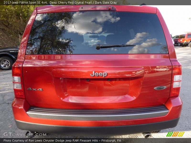 Deep Cherry Red Crystal Pearl / Dark Slate Gray 2017 Jeep Patriot Sport SE 4x4