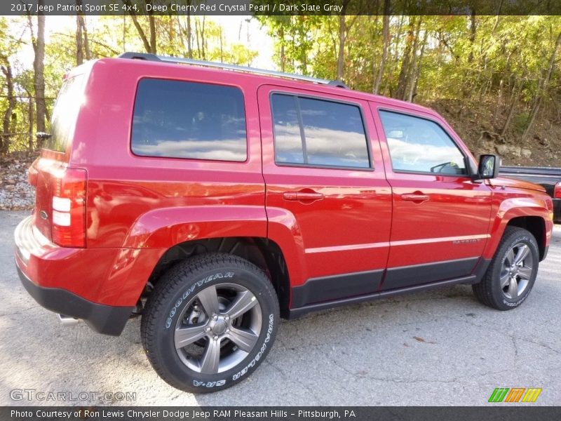Deep Cherry Red Crystal Pearl / Dark Slate Gray 2017 Jeep Patriot Sport SE 4x4