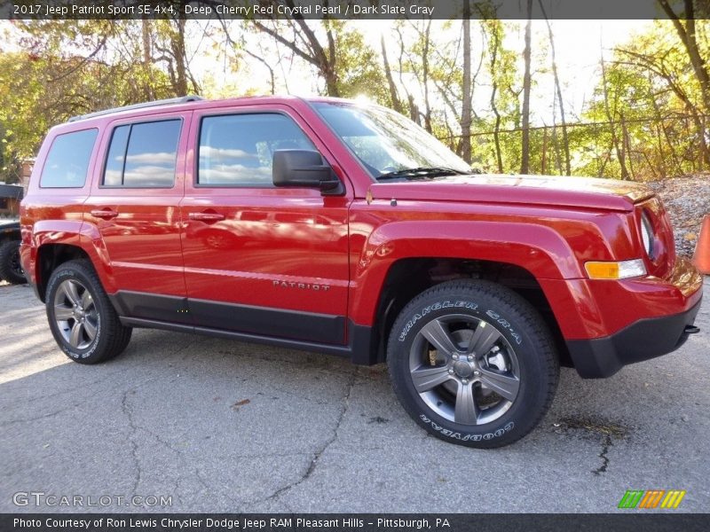 Deep Cherry Red Crystal Pearl / Dark Slate Gray 2017 Jeep Patriot Sport SE 4x4